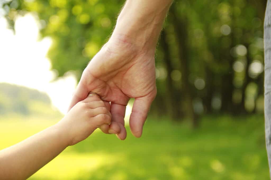 Parent Holding Hand of Child